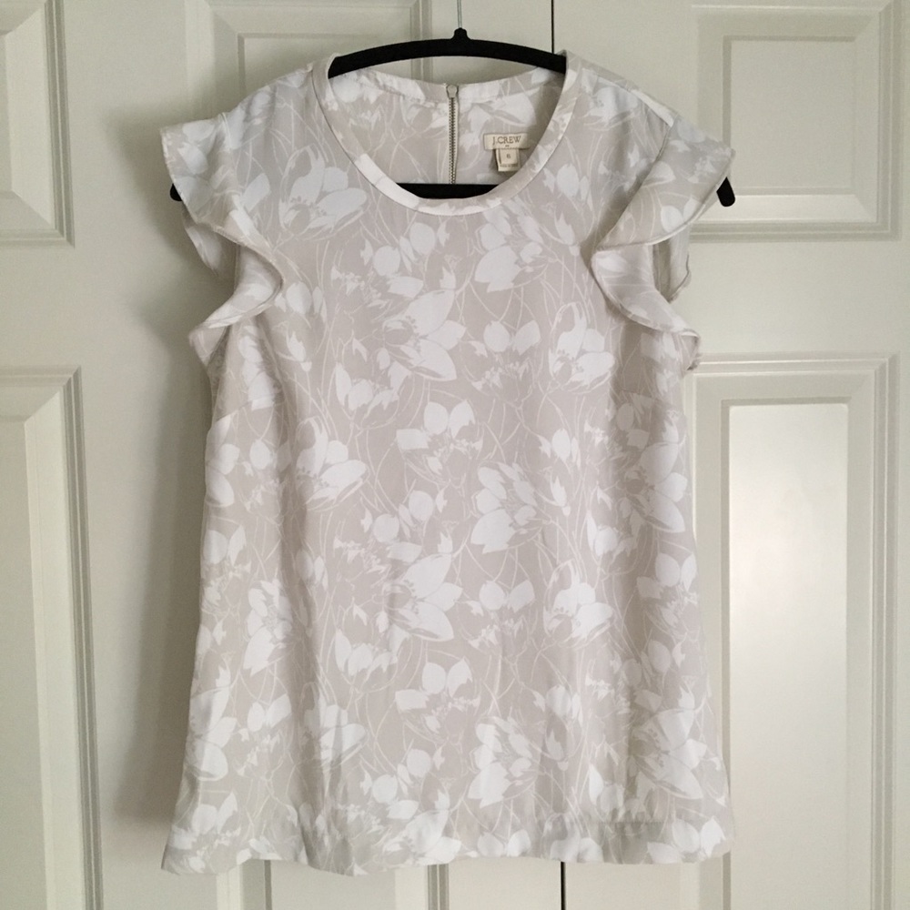 Jcrew factory floral blouse